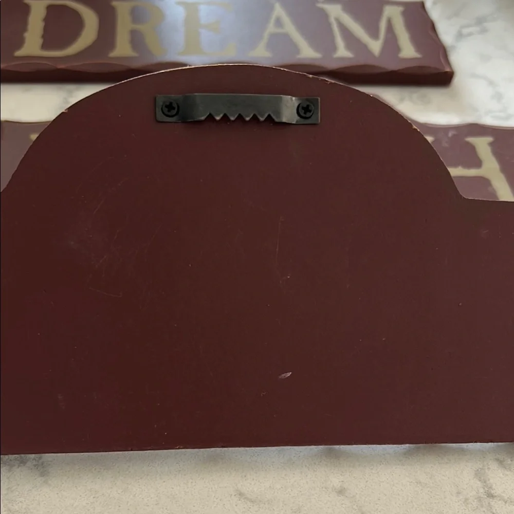 Rustic Brown and Gold Wall Decor Set